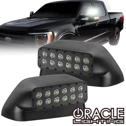 2020+ Ford F-150 LED Off-Road Side Mirror Ditch Lights for TOW Mirrors by ORACLE Lighting