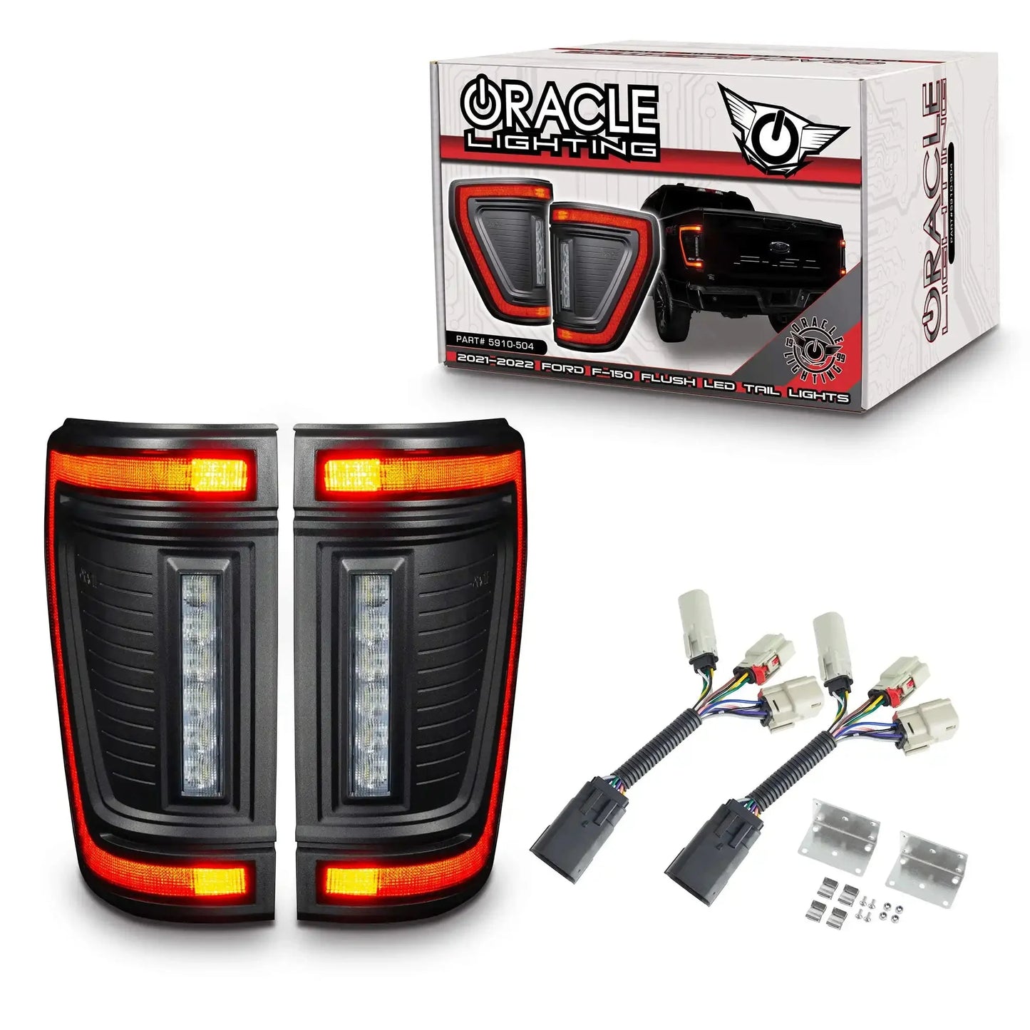 ORACLE Lighting Flush Style LED Tail Lights for 2021-2025 Ford F-150 by ORACLE Lighting