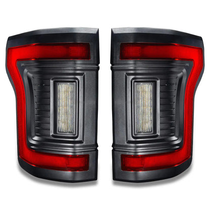 Flush Mount LED Tail Lights 2015-2020 Ford F-150 Sequential Turn Signals BLIS by ORACLE Lighting