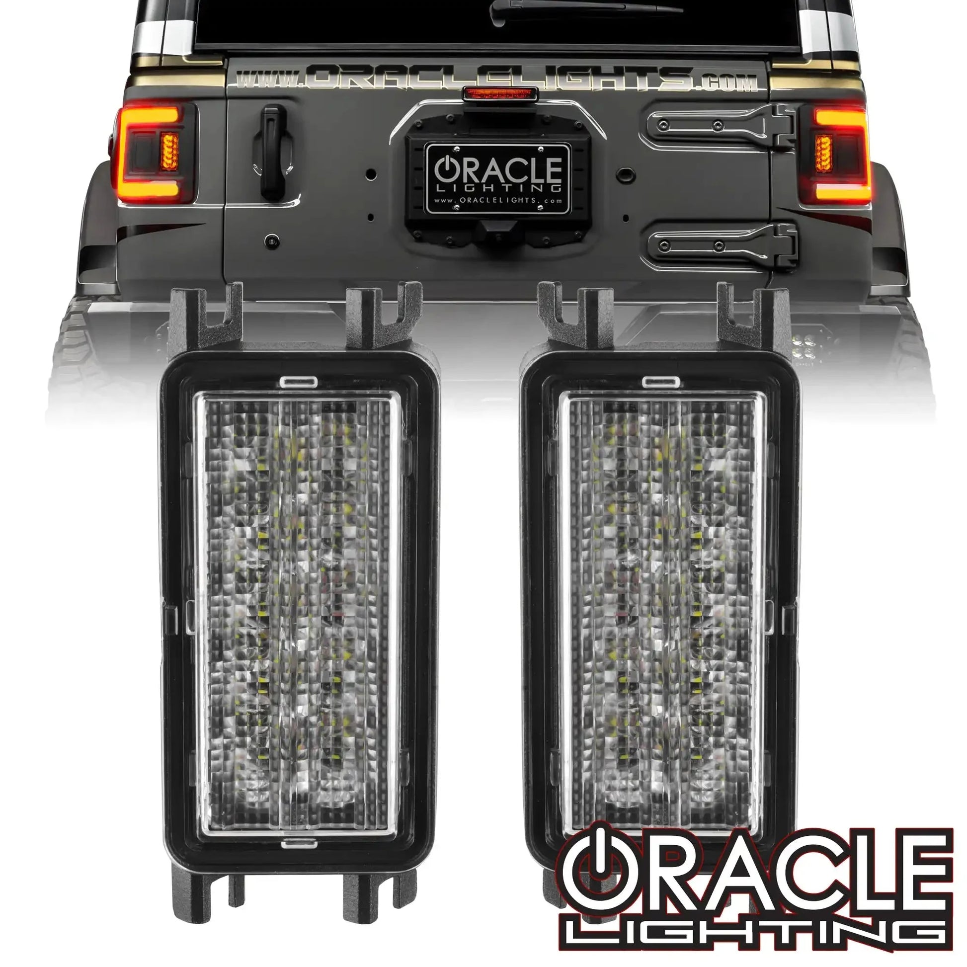 ORACLE Lighting Dual Function Amber/White Reverse LED Module for Jeep Wrangler JL Flush Tail Lights by ORACLE Lighting