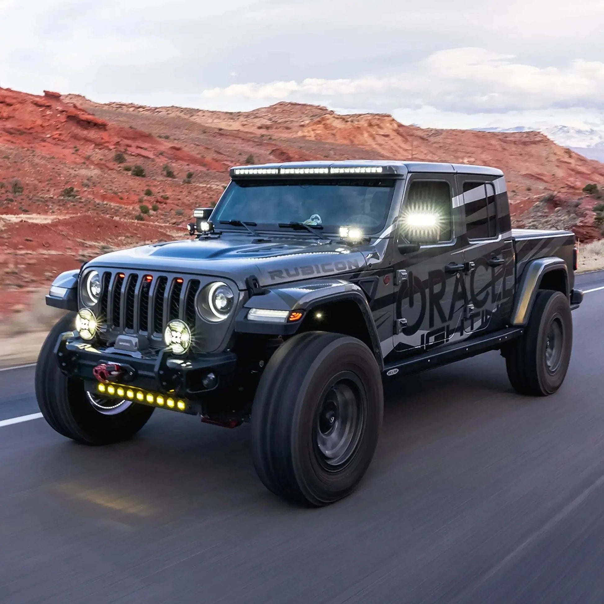 Jeep JL/JT Integrated Roof LED Light Bar | ORACLE 18,000 Lumens 240W by ORACLE Lighting