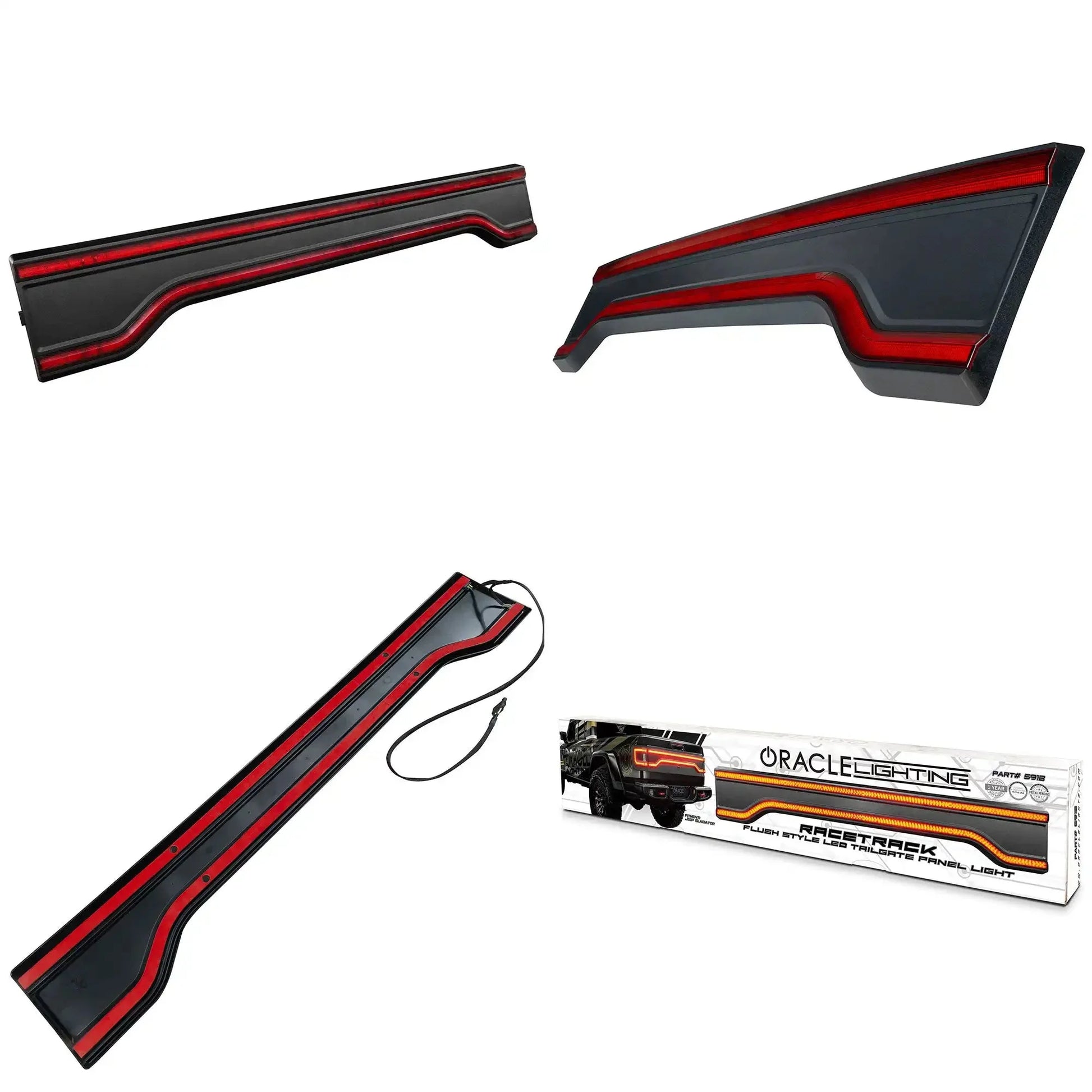 2020-2025 Jeep Gladiator JT Racetrack LED Tailgate Panel Light | Mopar-Inspired by ORACLE Lighting