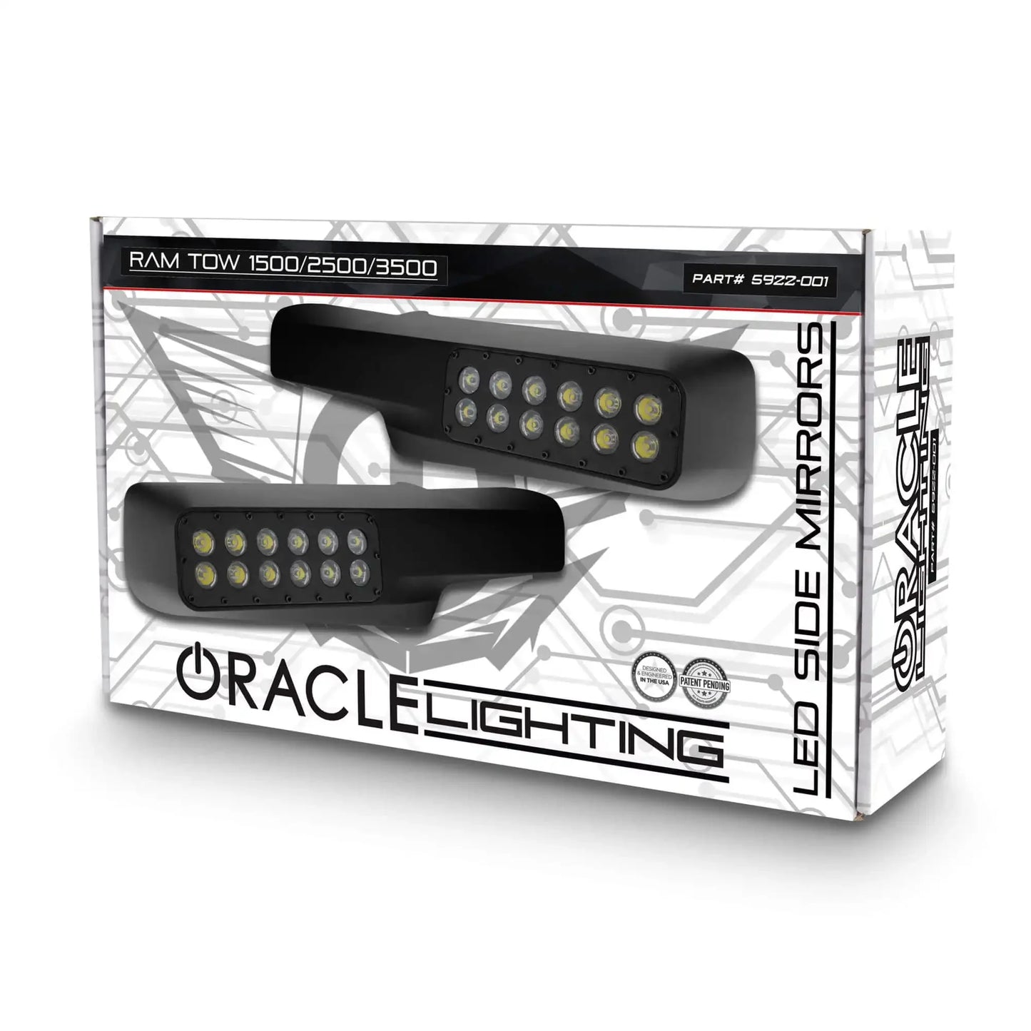 2010-2022 RAM TOW 1500/2500/3500 LED Off-Road Side Mirrors Ditch Lights by ORACLE Lighting