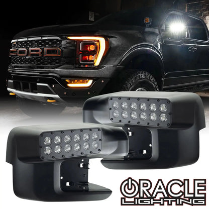 ORACLE Lighting 2021-2025 Ford F-150/Raptor LED Off-Road Side Mirror Ditch Lights by ORACLE Lighting