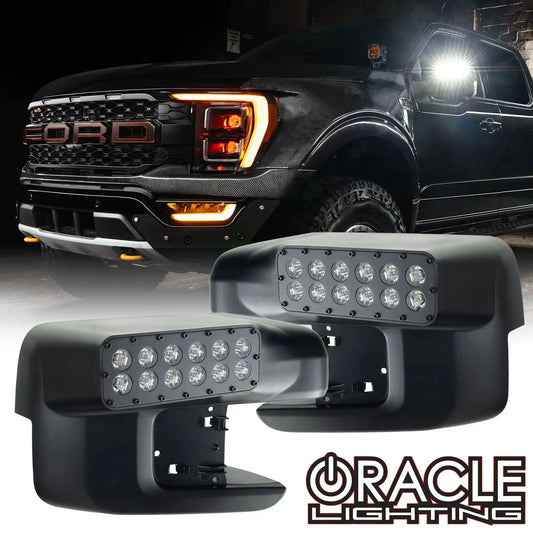 ORACLE Lighting 2021-2025 Ford F-150/Raptor LED Off-Road Side Mirror Ditch Lights by ORACLE Lighting