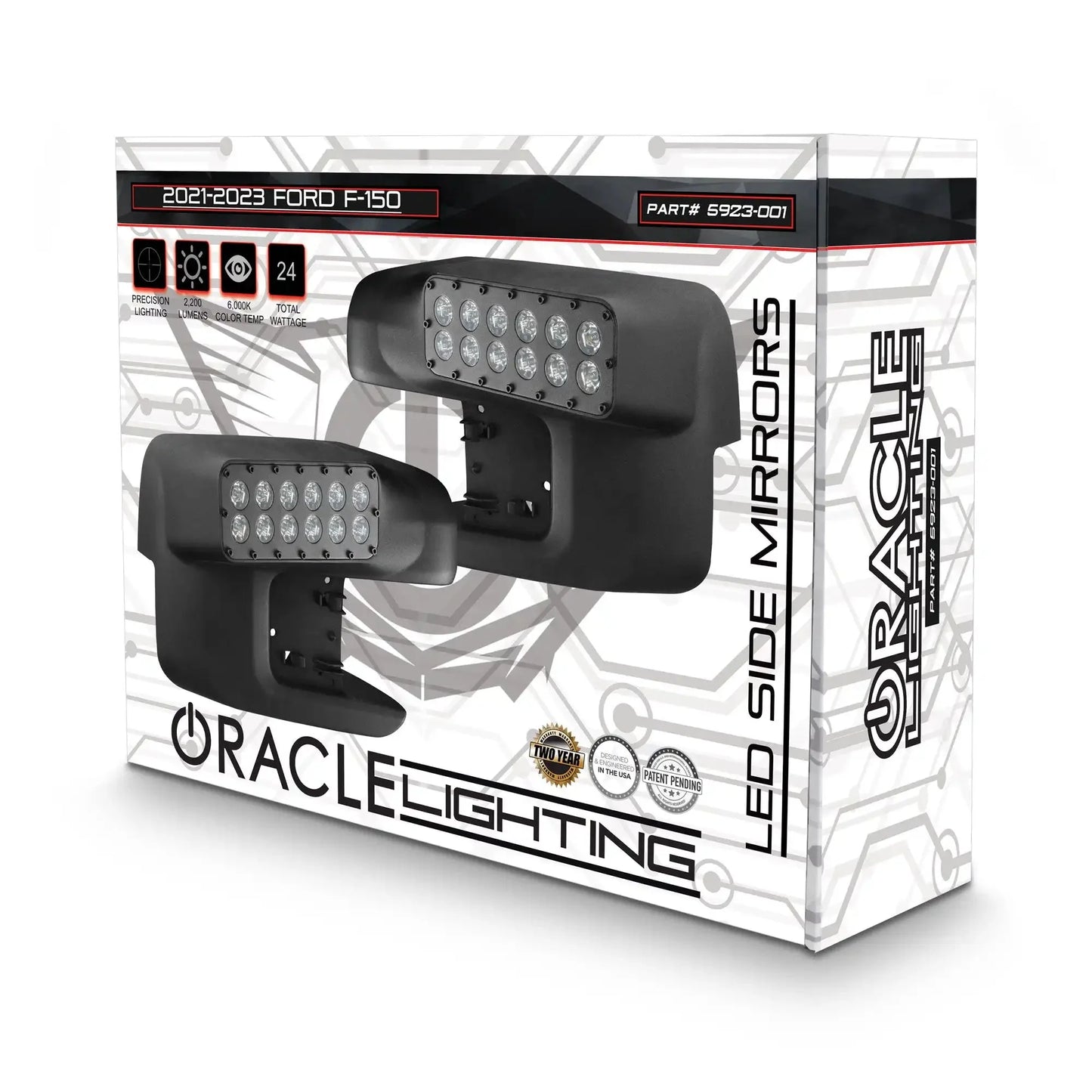 ORACLE Lighting 2021-2025 Ford F-150/Raptor LED Off-Road Side Mirror Ditch Lights by ORACLE Lighting