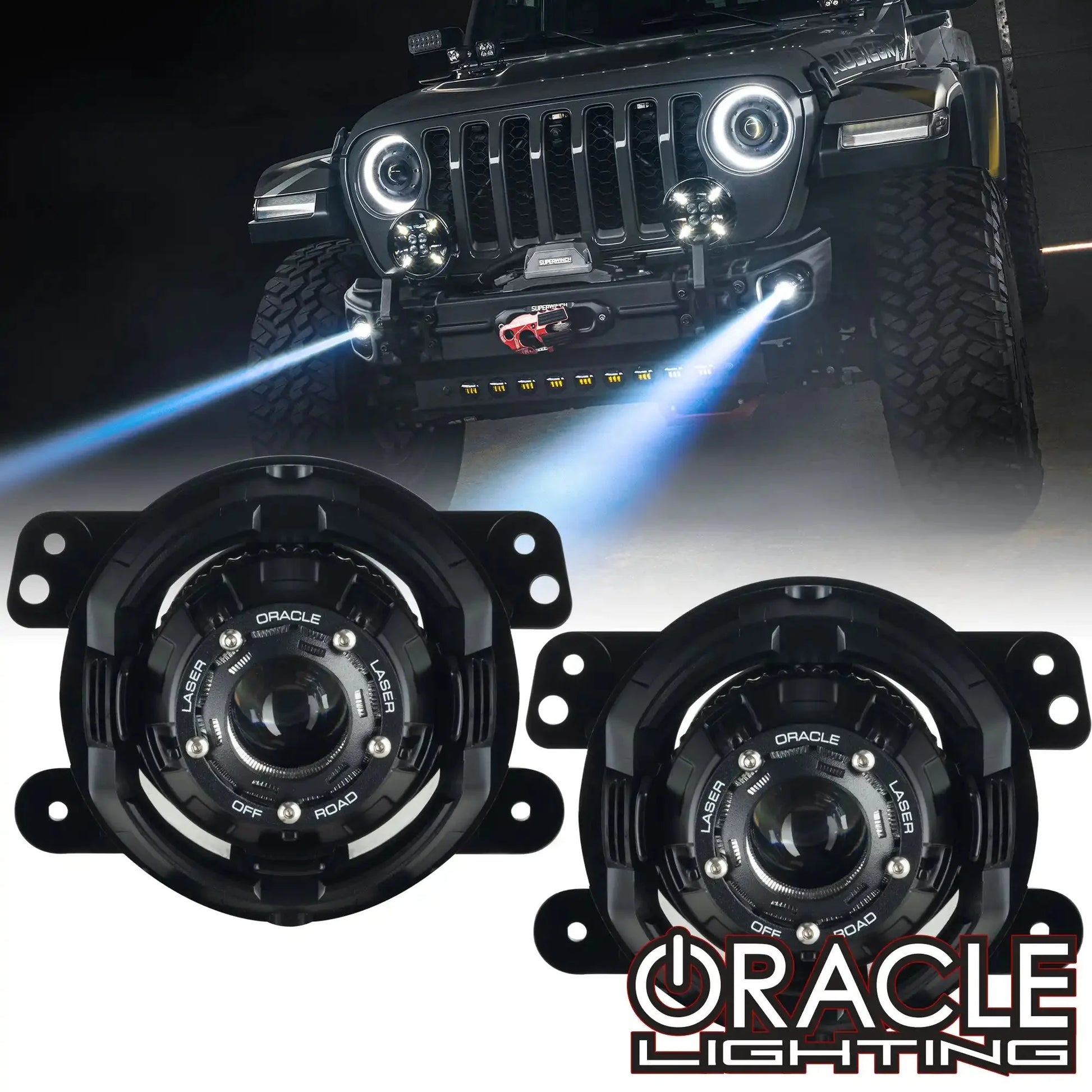 ORACLE Lighting Jeep Wrangler JK/JL & Gladiator JT 15W Off-Road LASER Fog Lights by ORACLE Lighting