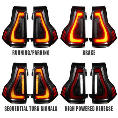 Flush Mount LED Tail Lights 2010-2023 Lexus GX460 Toyota Prado Sequential Lensless by ORACLE Lighting