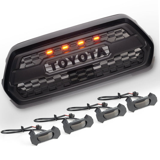 2016-2023 Gen 3 Toyota Tacoma TRD PRO Pre-Runner Style LED Grill Light Kit by ORACLE Lighting