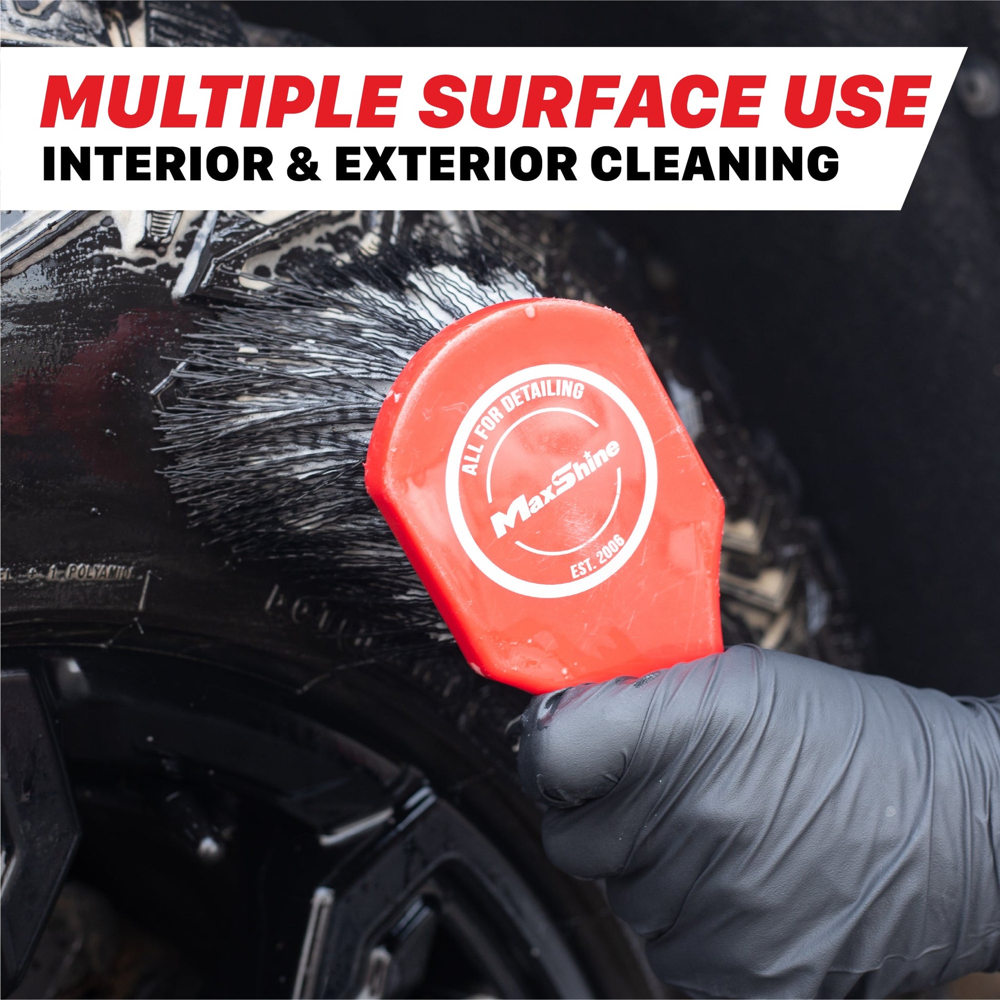 Deep Clean Brush | Heavy-Duty Wheel and Carpet Cleaning Brush by MaxshineUSA