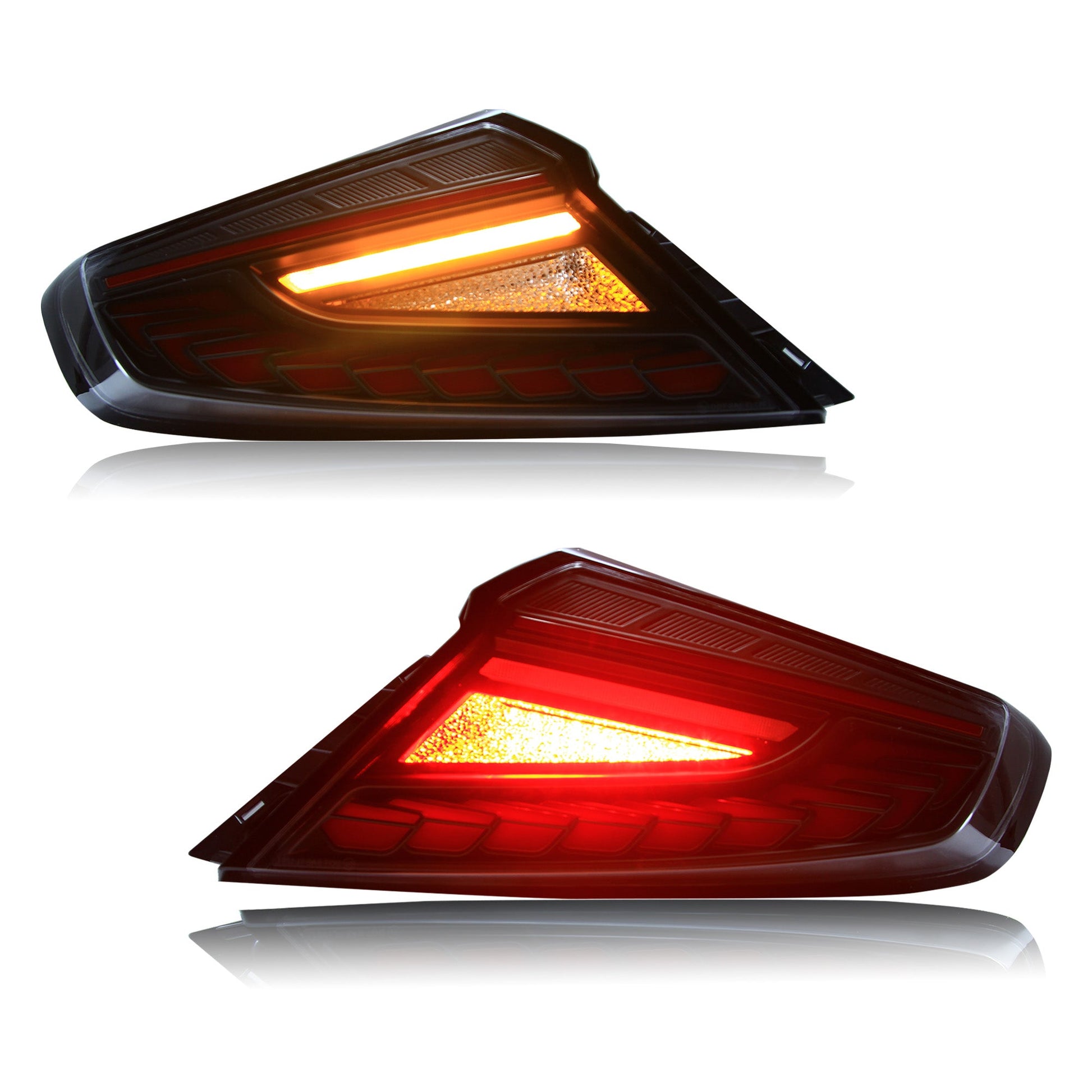 OLM Phantom-Spec LED Taillights (Clear Lens Red Optic) - 2022+ WRX by MYX Automotive