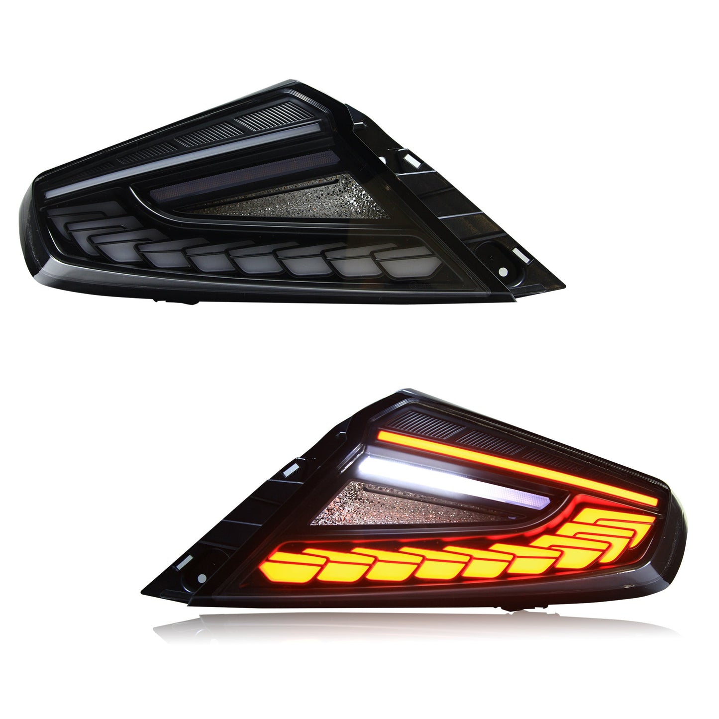OLM Phantom-Spec LED Taillights (Clear Lens White Optic) - 2022+ WRX by MYX Automotive