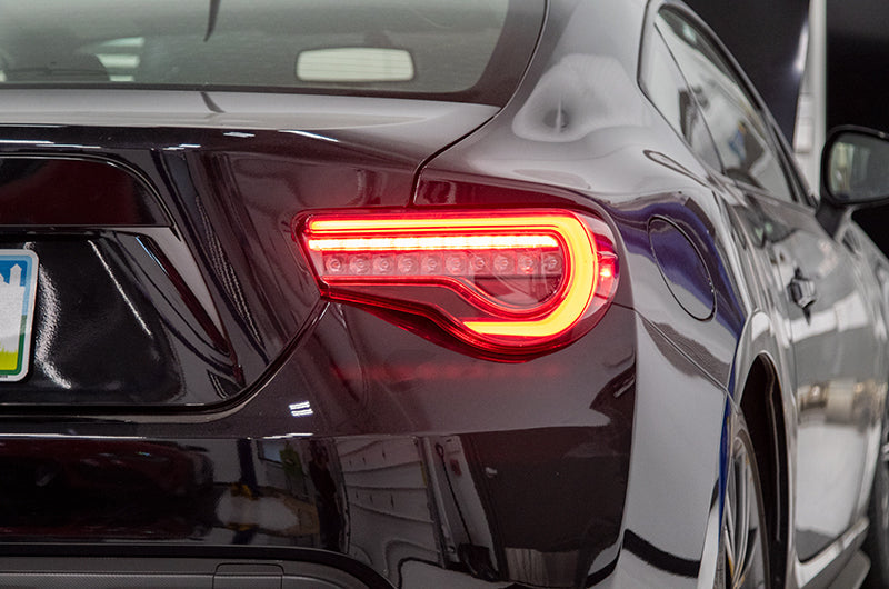OLM OE Plus Linear Style Sequential Tail Lights (Clear) - 13-20 FR-S / BRZ / 86 by MYX Automotive
