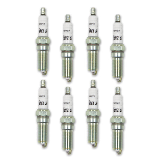 Ford Coyote 5.0L, and 6.2L V8 engines, One heat range colder, 8-pack of PN 579C1 by ACCEL