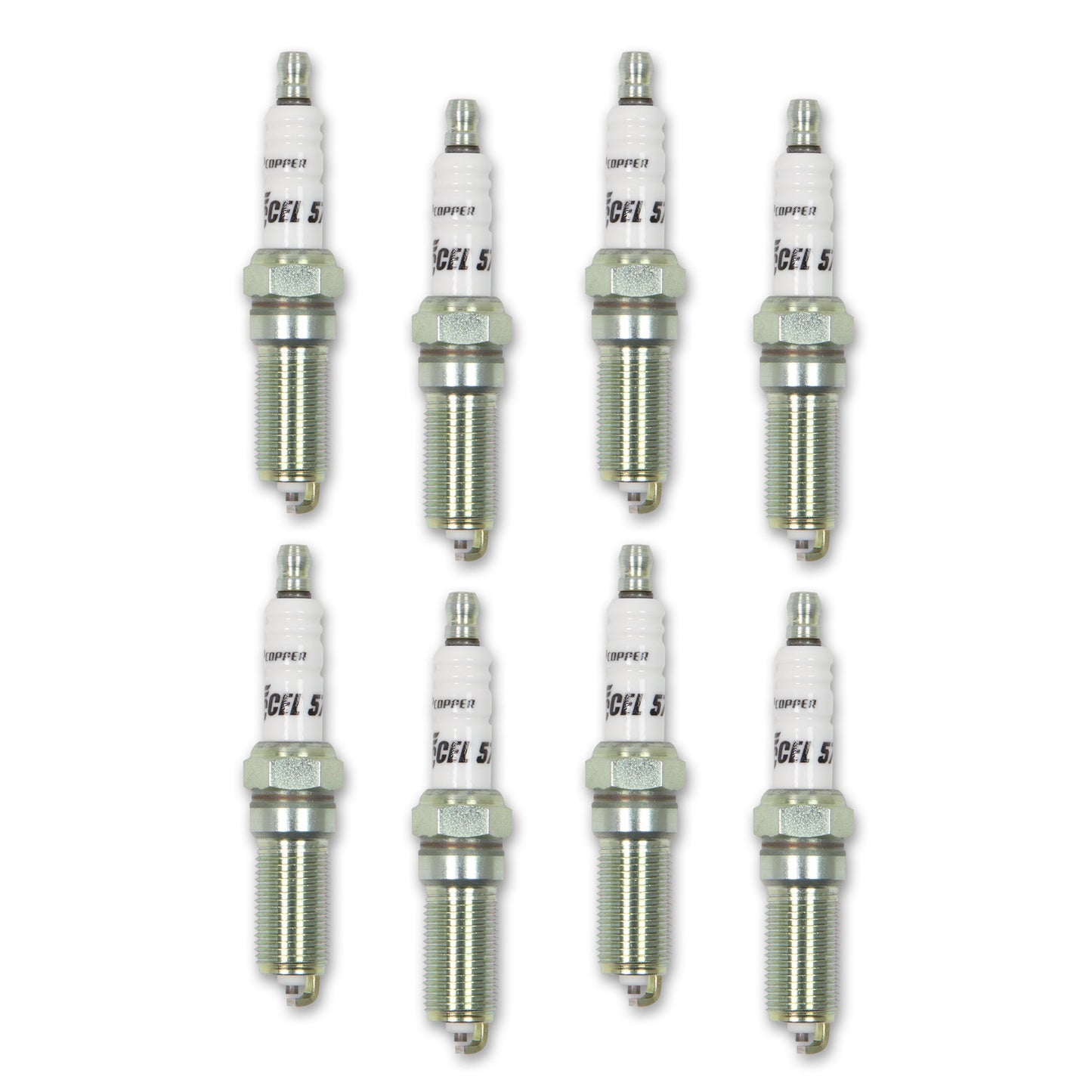 Ford Coyote 5.0L, and 6.2L V8 engines, One heat range colder, 8-pack of PN 579C1 by ACCEL