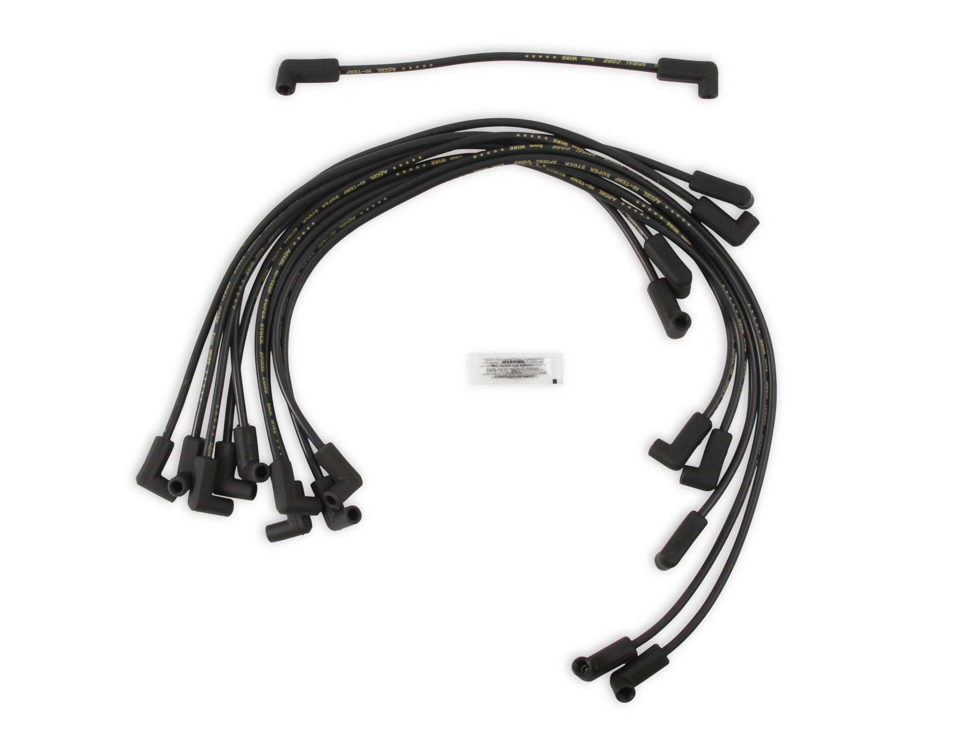 Custom spark plug wire set - 500 Ohms/Ft Sprial Core - SBC 1987-1995 V8 by ACCEL