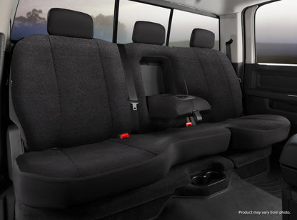 TR40 Series - Wrangler Saddleblanket Custom Fit Rear Seat Cover - Solid Black by FIA