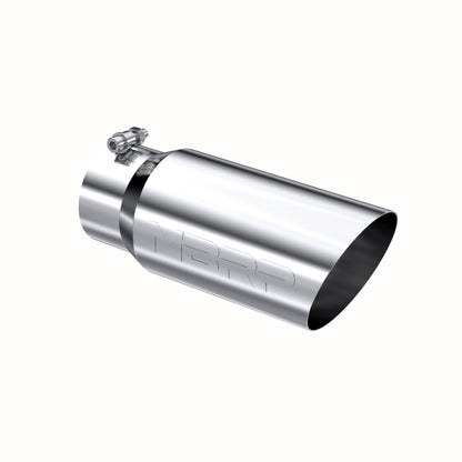 Tip. 5in. O.D. Angled Single Walled 4in. inlet 12in. length. T304. by MBRP Exhaust