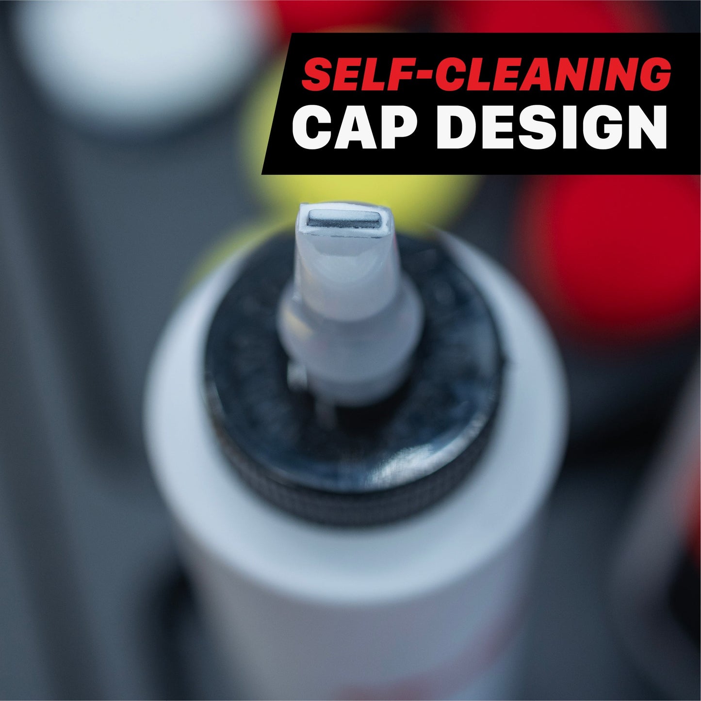 Compound Polish Wax Dispenser Bottle with Self Cleaning Cap - 400ml by MaxshineUSA