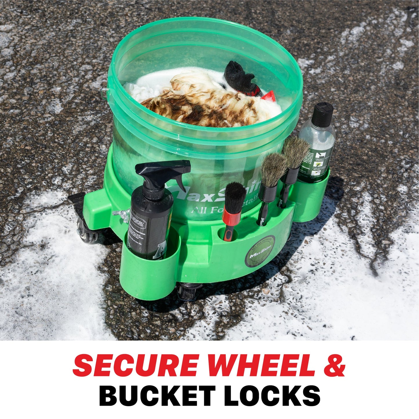 Rolling Bucket Dolly by MaxshineUSA