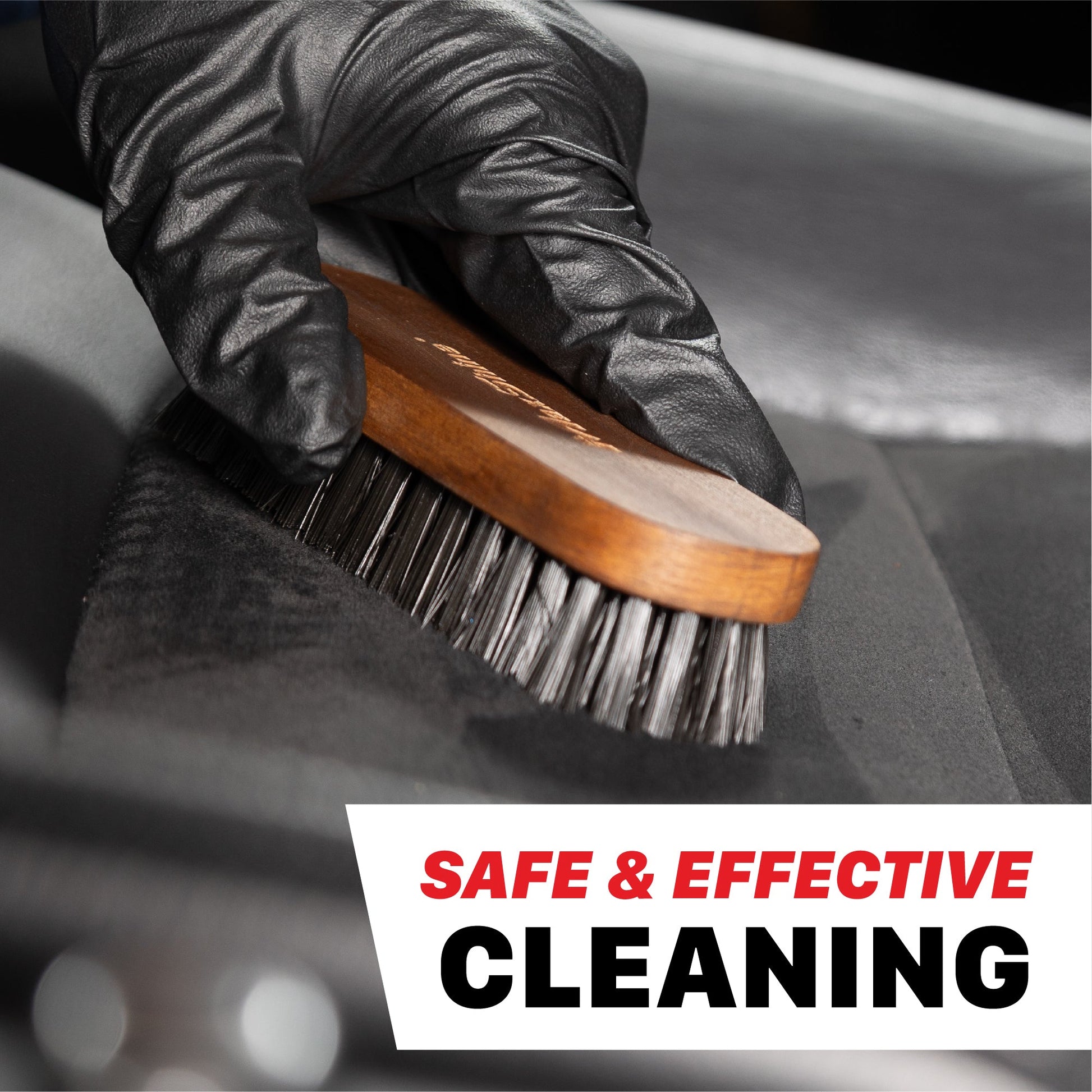 Compact Leather Cleaning Brush by MaxshineUSA