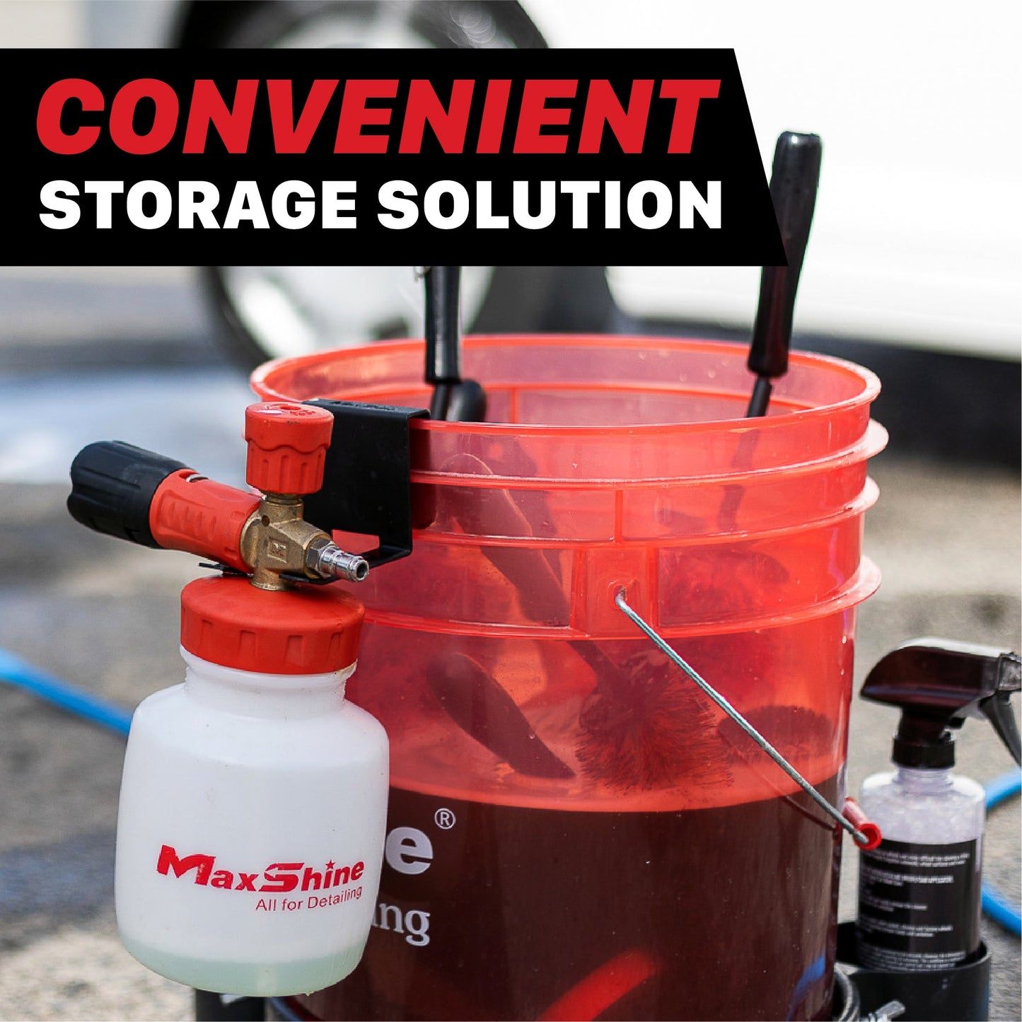 Bucket Mount - Foam Cannon and Spray Gun by MaxshineUSA