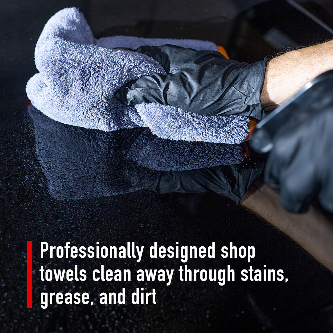 Microfiber Cleaning | 600GSM Plush Microfiber Buffing Towel by MaxshineUSA