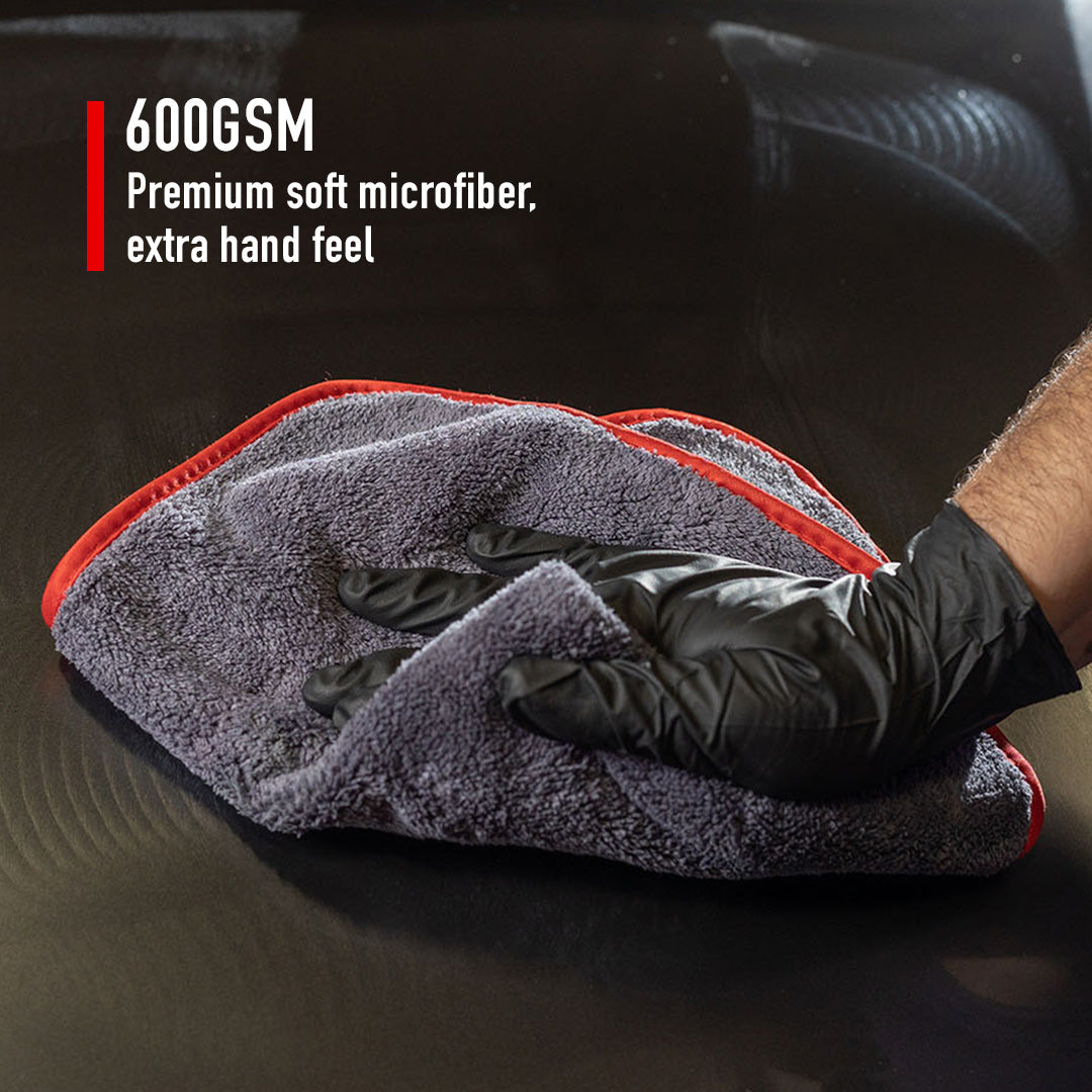 Microfiber Cleaning | 600GSM Plush Microfiber Buffing Towel by MaxshineUSA