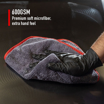 Microfiber Cleaning | 600GSM Plush Microfiber Buffing Towel by MaxshineUSA