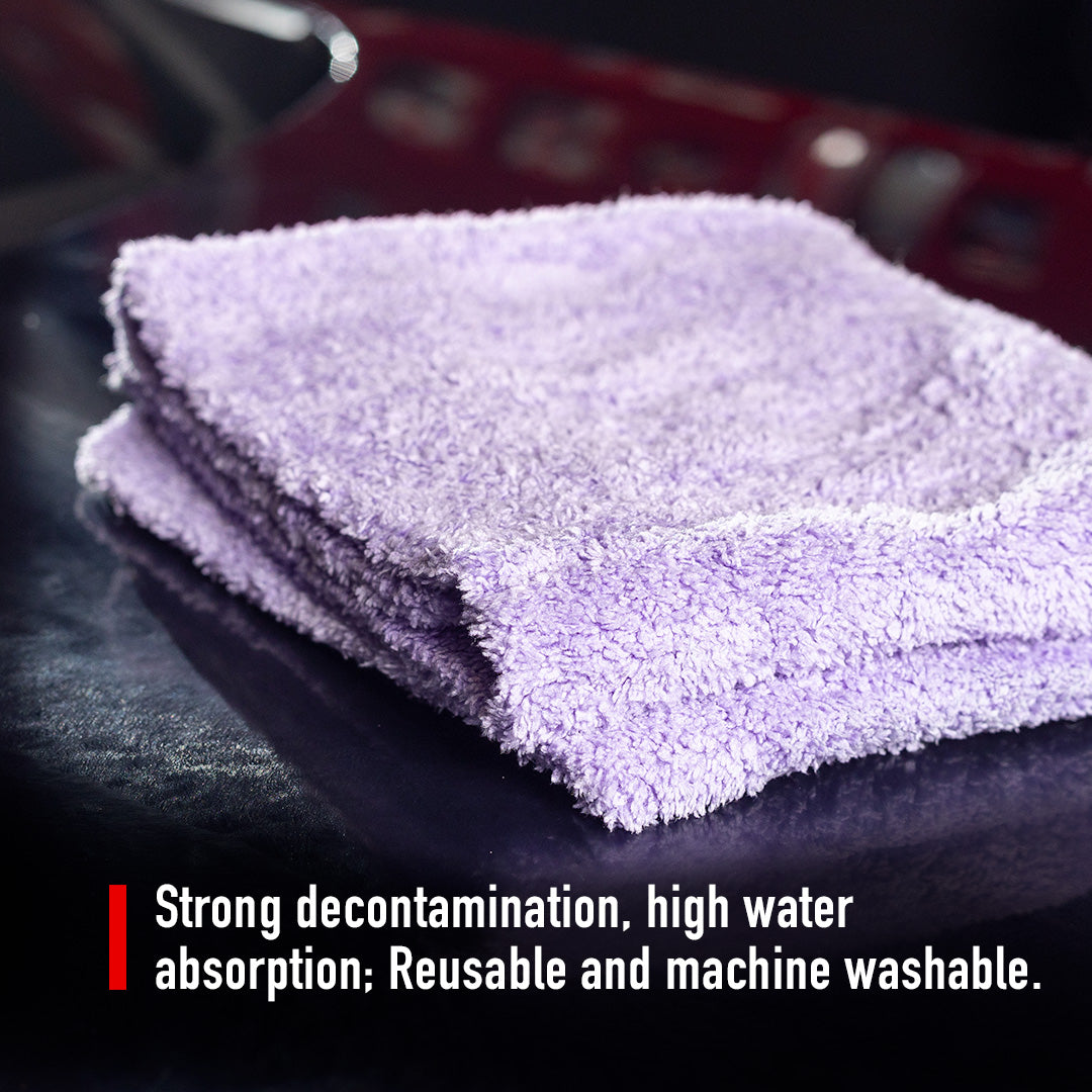 Microfiber Cleaning | 600GSM Plush Microfiber Buffing Towel by MaxshineUSA