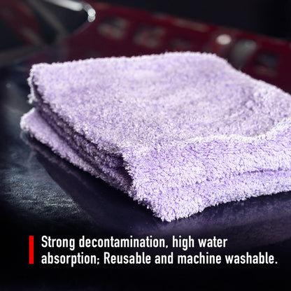 Microfiber Cleaning | 600GSM Plush Microfiber Buffing Towel by MaxshineUSA