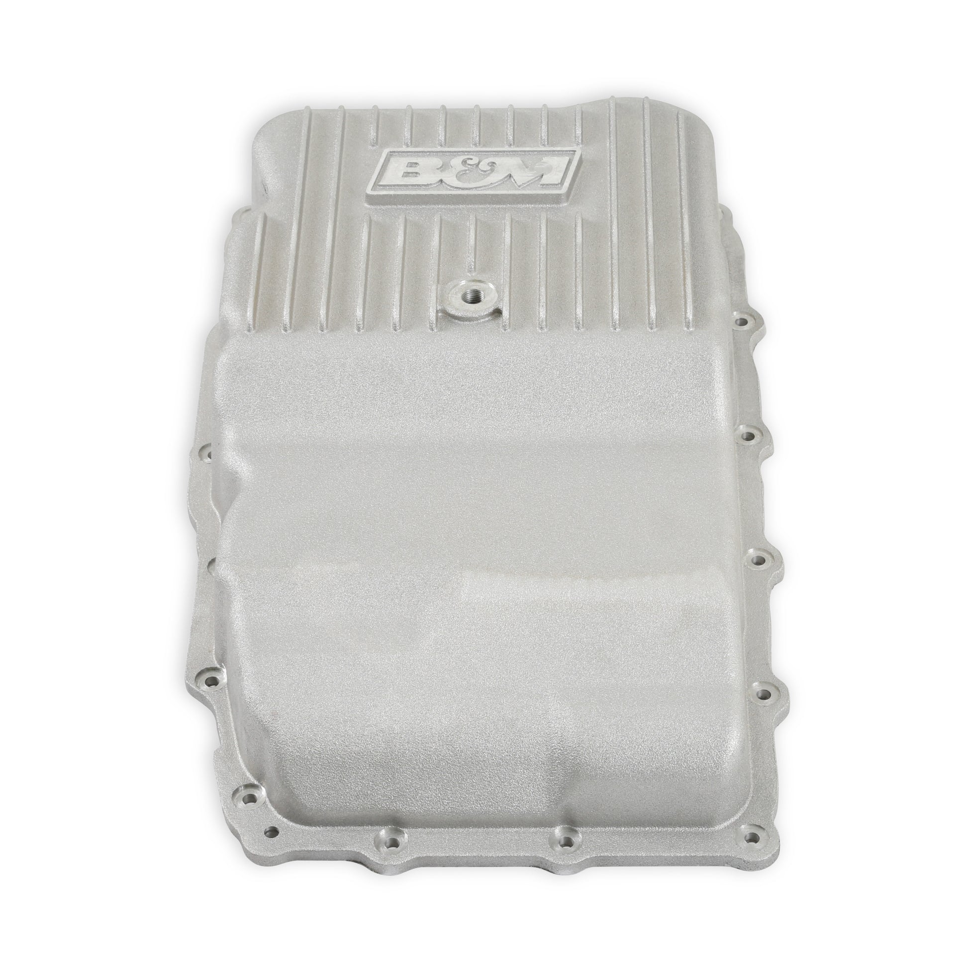B&M Hi-Tek Heavy-Duty Deep Transmission Pan - GM 10L80 - Aluminum - Natural by B&M