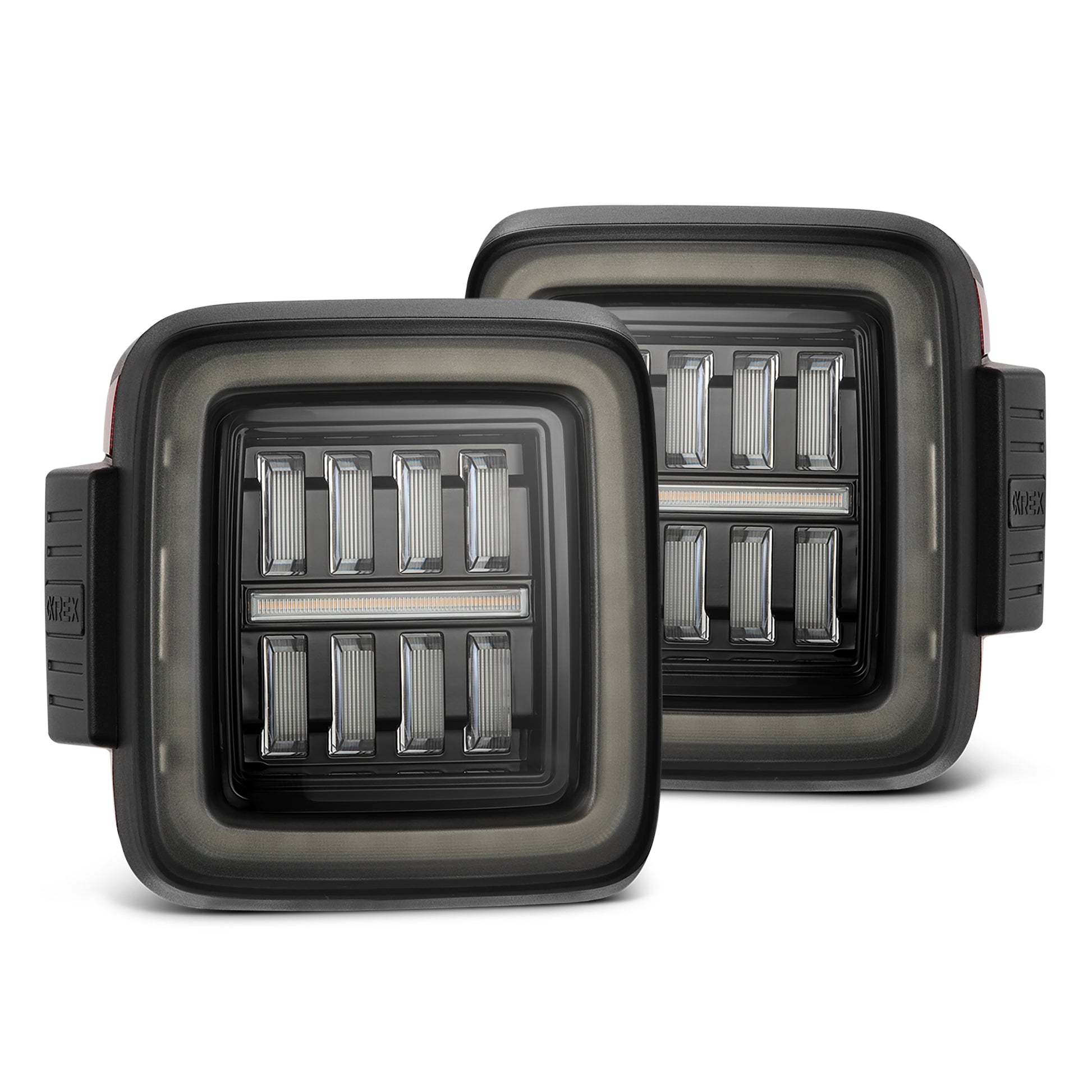Prismatic LED Taillights Jet Black by AlphaRex