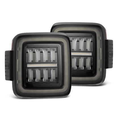 Prismatic LED Taillights Jet Black by AlphaRex