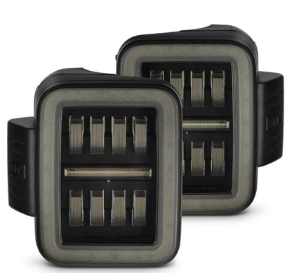 Prismatic LED Taillights Alpha Black by AlphaRex