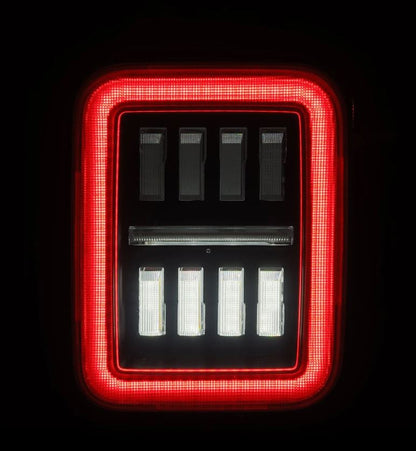 Prismatic LED Taillights Alpha Black by AlphaRex