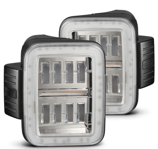 Prismatic LED Taillights Chrome by AlphaRex