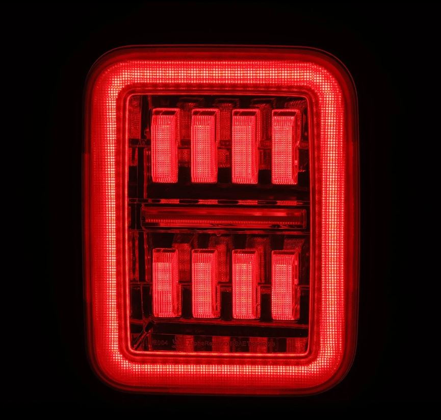 Prismatic LED Taillights Chrome by AlphaRex
