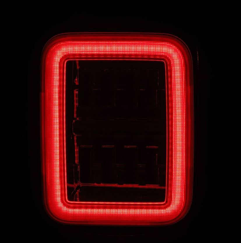 Prismatic LED Taillights Chrome by AlphaRex