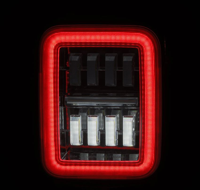 Prismatic LED Taillights Chrome by AlphaRex