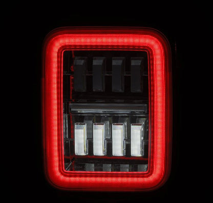 Prismatic LED Taillights Chrome by AlphaRex