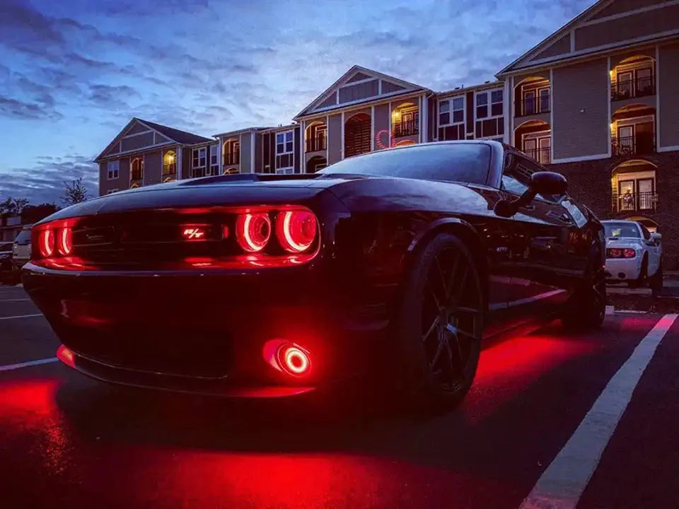 ORACLE Lighting 2015-2023 Dodge Challenger ColorSHIFT RGB+W Headlight DRL Upgrade Kit by ORACLE Lighting