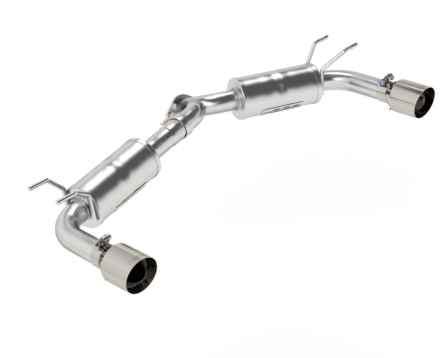 2.5in. Axle-Back. Dual Rear Exit. T304 Stainless Steel. Street Profile. by MBRP Exhaust