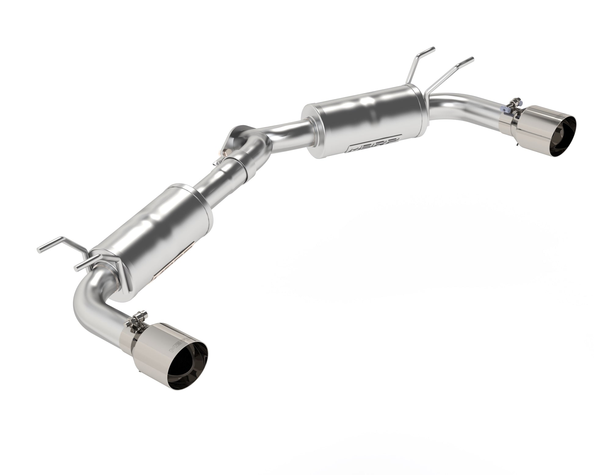 2.5in. Axle-Back. Dual Rear Exit. T304 Stainless Steel. Street Profile. by MBRP Exhaust
