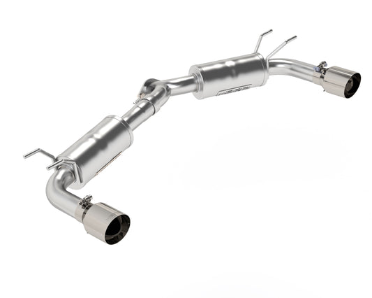 2.5in. Axle-Back. Dual Rear Exit. T304 Stainless Steel. Street Profile. by MBRP Exhaust