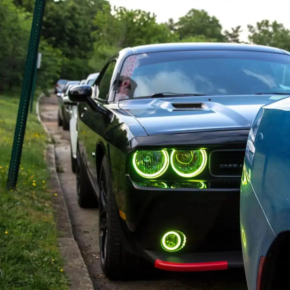 ORACLE Lighting 2008-2014 Dodge Challenger Headlight Halo Kit - Surface Mount by ORACLE Lighting