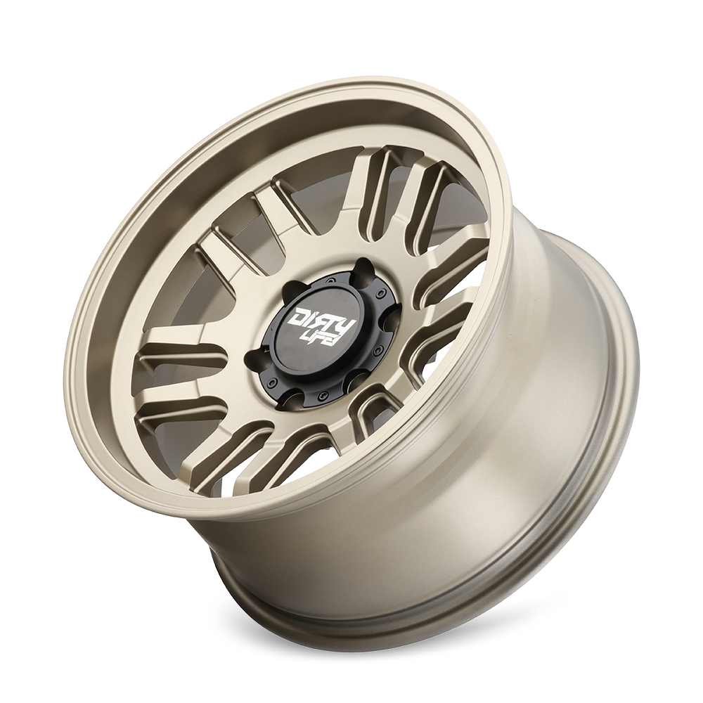 DIRTY LIFE CANYON 9310 SATIN GOLD 17X9 5-127 -12MM 71.5MM by DIRTY LIFE