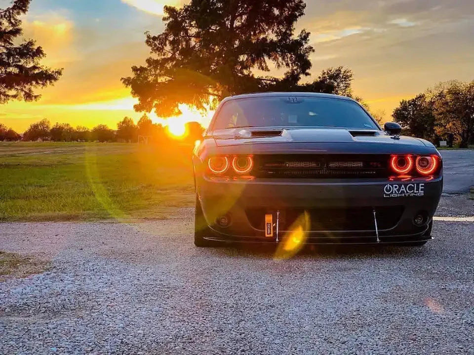 ORACLE Lighting 2015-2023 Dodge Challenger ColorSHIFT RGB+W Headlight DRL Upgrade Kit by ORACLE Lighting
