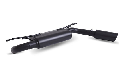 Black Elite Cat-Back Single Exhaust System; Black Ceramic by Gibson Performance Exhaust