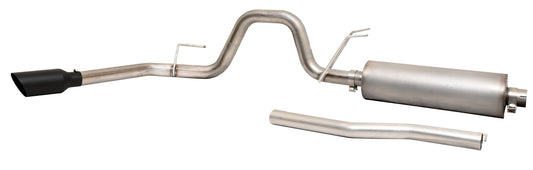 Black Elite Cat-Back Single Exhaust System; Stainless by Gibson Performance Exhaust
